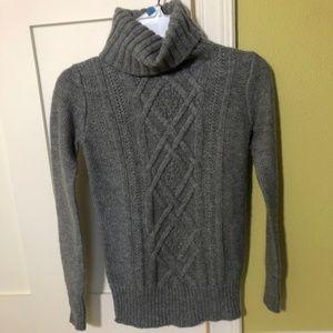Thick, soft, turtleneck sweater by J. Crew.